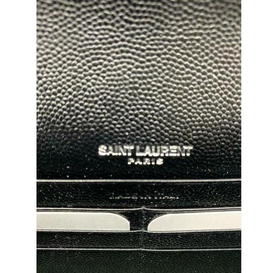 Saint Laurent Chain Wallet Envelope Woc Monogram Black Leather Cross Body Bag