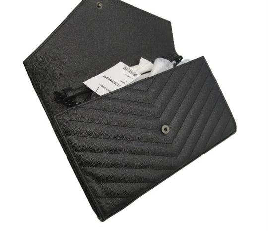 Saint Laurent Chain Wallet Monogram Medium Noir Black Leather Cross Body Bag