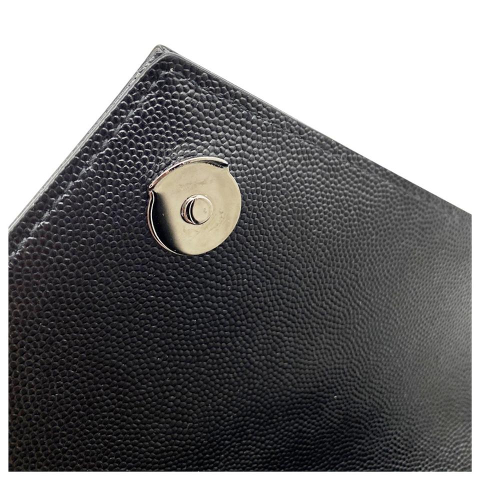 Saint Laurent Crossbody Small Monogram Matelasse Envelope Noir Black Leather Shoulder Bag