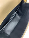 Saint Laurent Crossbody Vicky Medium Peru Beige Leather Shoulder Bag