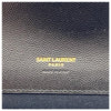Saint Laurent Envelope Clutch Monogram Black Leather Wristlet