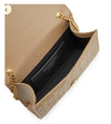 Saint Laurent Envelope Small Ysl Monogram Satchel Dark Beige Leather Shoulder Bag