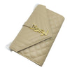 Saint Laurent Envelope Small Ysl Monogram Satchel Dark Beige Leather Shoulder Bag