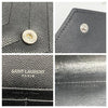 Saint Laurent Large Monogram Chain Envelope Black Leather Cross Body Bag