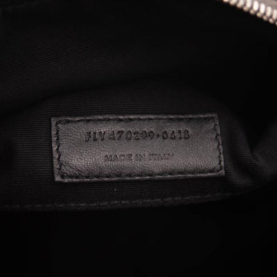Saint Laurent Lou Camera Suede Monogram Small Fog Cross Body Grey Leather Shoulder Bag