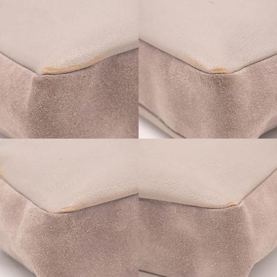 Saint Laurent Lou Camera Suede Monogram Small Fog Cross Body Grey Leather Shoulder Bag