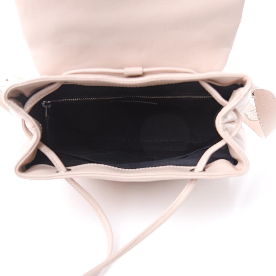 Saint Laurent Loulou Quilted Small Marble Pink Monogram Calfskin Leather Backpack