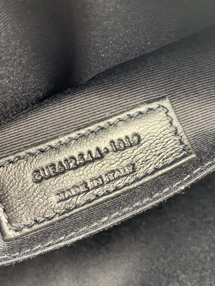 Saint Laurent Monogram Camera Lou Matelassé Calfskin Noir Black Leather Shoulder Bag