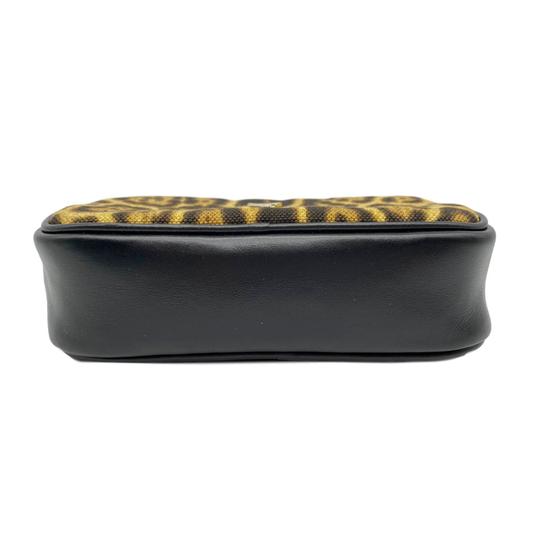Saint Laurent Monogram Camera Mini Lou Toy Leopard-print Black Leather Cross Body Bag
