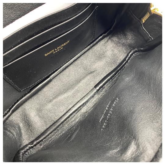 Saint Laurent Monogram Camera Mini Lou Toy Leopard-print Black Leather Cross Body Bag