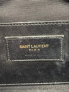 Saint Laurent Monogram Collège Medium Envelope Chain Black Leather Shoulder Bag