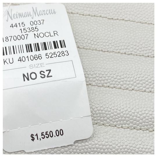 Saint Laurent Monogram Envelope Chain Wallet Woc White Leather Cross Body Bag