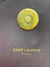 Saint Laurent Monogram Envelope Crossbody Matelasse Burgundy Leather Shoulder Bag