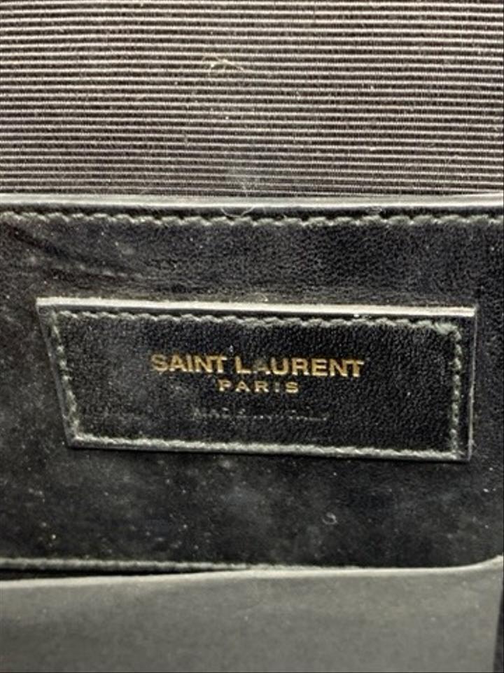 Saint Laurent Monogram Envelope Crossbody Matelasse Burgundy Leather Shoulder Bag
