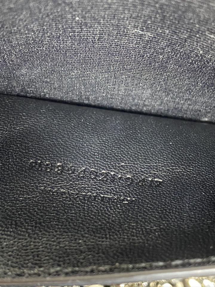 Saint Laurent Monogram Kate Crossbody Medium Grained Monogram White Leather Shoulder Bag