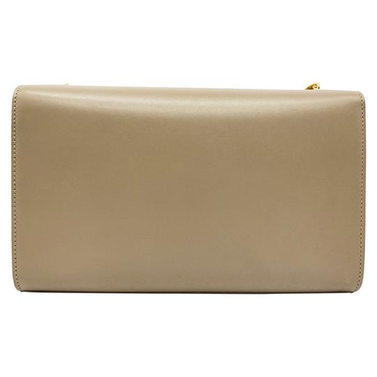Saint Laurent Monogram Kate Crossbody Monogramme Tassel Chain Medium Dusty Grey Beige Leather Shoulder Bag