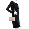 Saint Laurent Monogram Kate Grain De Poudre Small Pink Leather Shoulder Bag