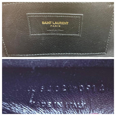 Saint Laurent Monogram Kate Medium Beige Leather Shoulder Bag