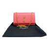 Saint Laurent Monogram Kate Medium Pink Leather Shoulder Bag