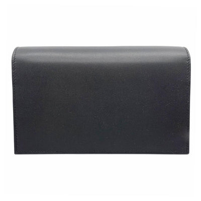 Saint Laurent Monogram Kate Tassel Monogram Black Leather Shoulder Bag