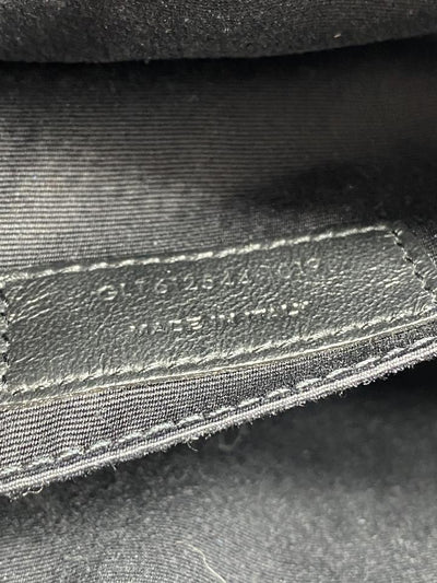 Saint Laurent Monogram Lou Camera Calfskin Matelasse Black Leather Shoulder Bag
