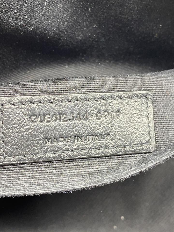 Saint Laurent Monogram Lou Camera Calfskin Matelasse Red Leather Shoulder Bag