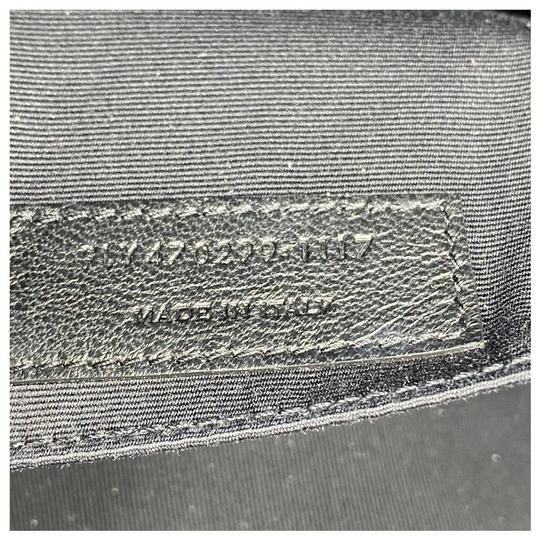 Saint Laurent Monogram Lou Camera Tassels Marble Pink Leather Cross Body Bag