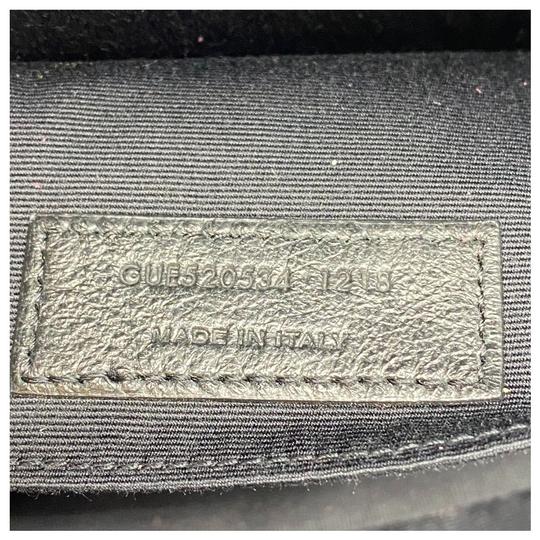 Saint Laurent Monogram Lou Women's Burgundy Camera Red Leather Cross Body Bag