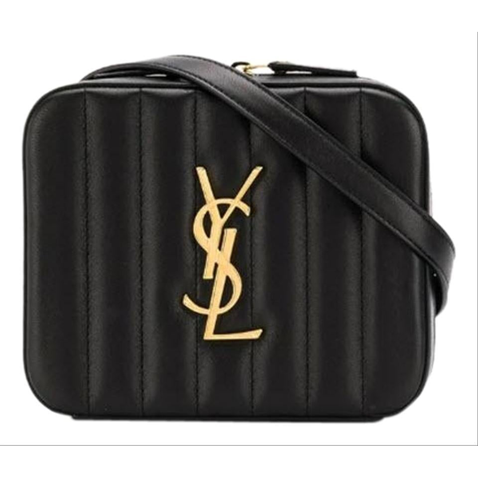 Saint Laurent Monogram Loulou Belt Vicky Lou Quilted Black Leather Messenger Bag