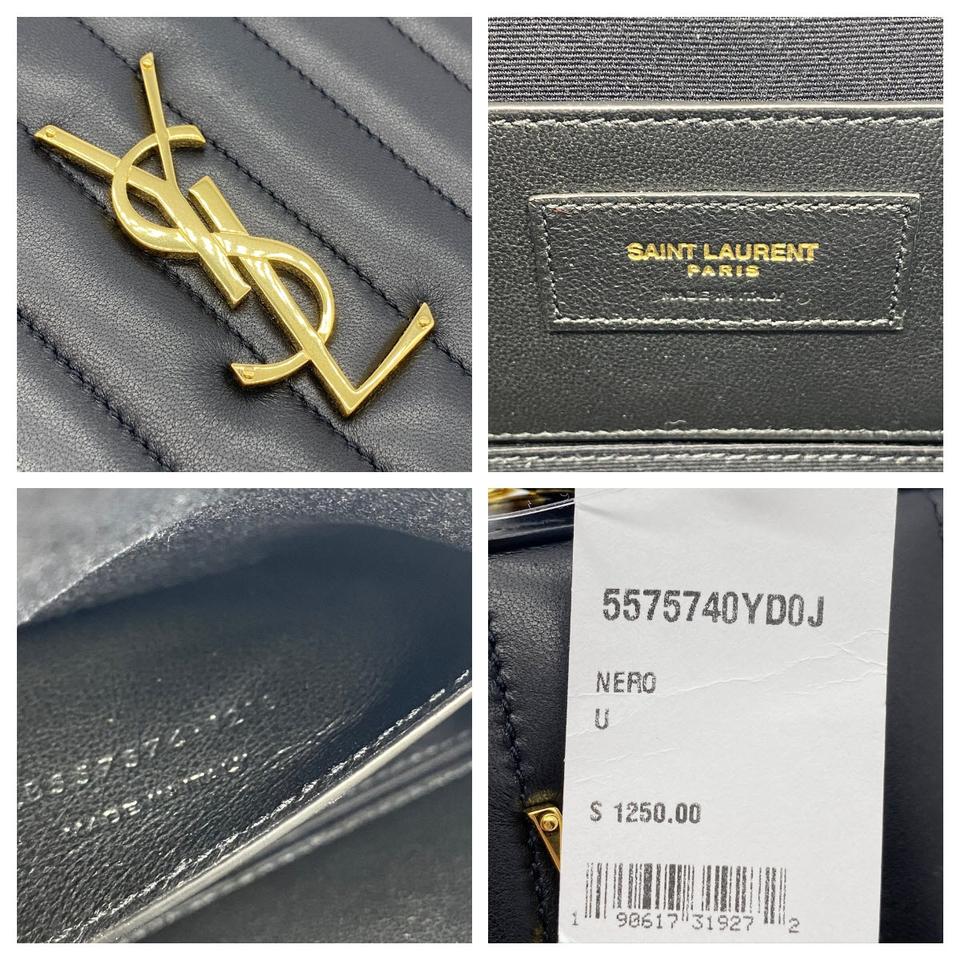 Saint Laurent Monogram Loulou Belt Vicky Lou Quilted Black Leather Messenger Bag