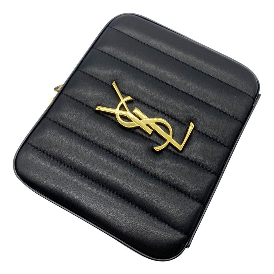 Saint Laurent Monogram Loulou Belt Vicky Lou Quilted Black Leather Messenger Bag