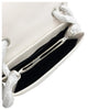 Saint Laurent Monogram Loulou Calfskin Matelasse Medium Monogram Chain Satchel White Leather Shoulder Bag