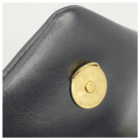 Saint Laurent Monogram Loulou Calfskin Y Quilted Monogram Small Chain Satchel Black Leather Shoulder Bag