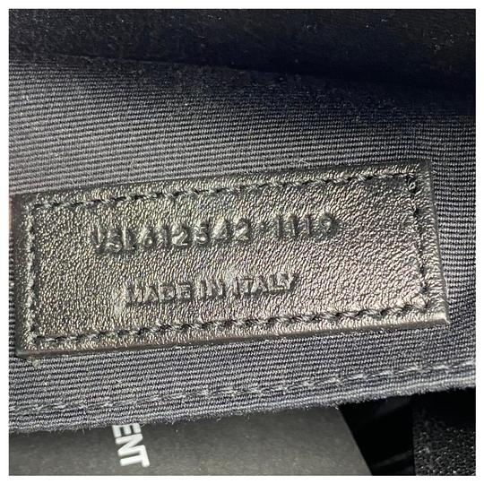 Saint Laurent Monogram Loulou Camera Granite Grey Leather Shoulder Bag