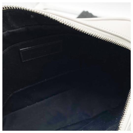 Saint Laurent Monogram Loulou Camera Granite Grey Leather Shoulder Bag