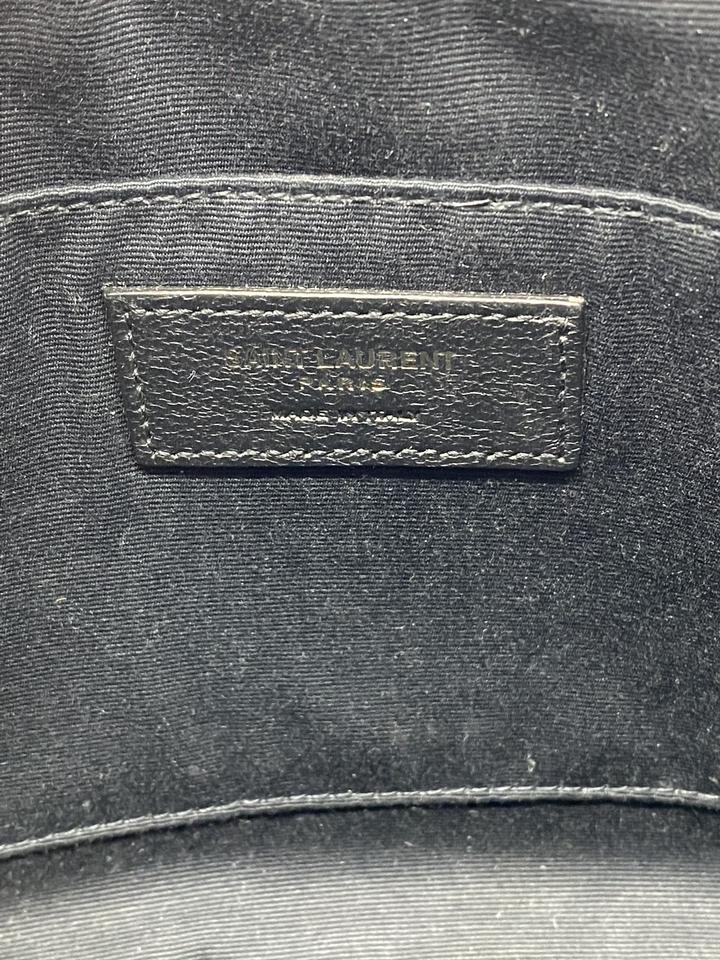 Saint Laurent Monogram Loulou Camera Lou Black Leather Shoulder Bag