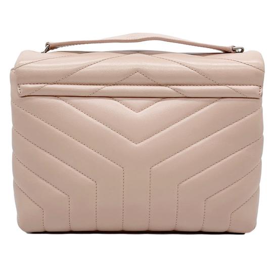 Saint Laurent Monogram Loulou Crossbody Small Monogram Chain Pink Leather Shoulder Bag