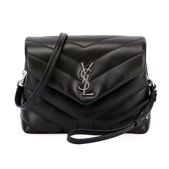 Saint Laurent Monogram Loulou Crossbody Toy Black Leather Shoulder Bag