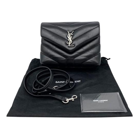 Saint Laurent Monogram Loulou Crossbody Toy Black Leather Shoulder Bag