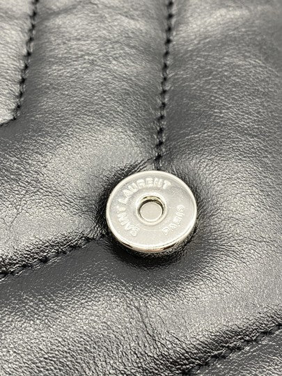 Saint Laurent Monogram Loulou Crossbody Toy Black Leather Shoulder Bag