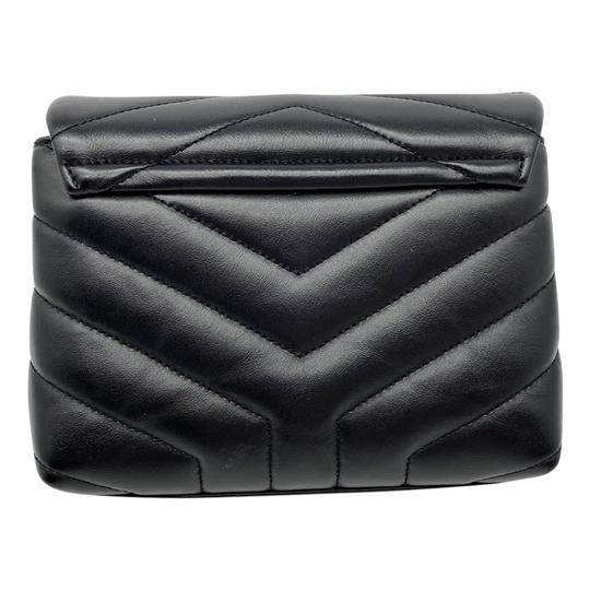 Saint Laurent Monogram Loulou Crossbody Toy Black Leather Shoulder Bag