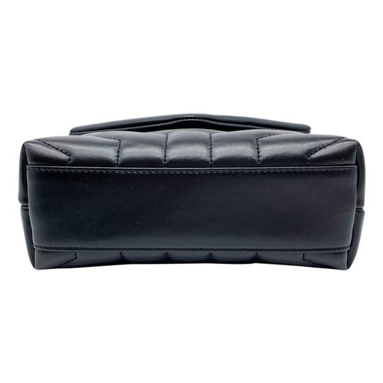 Saint Laurent Monogram Loulou Crossbody Toy Black Leather Shoulder Bag