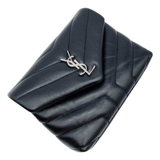 Saint Laurent Monogram Loulou Crossbody Toy Black Leather Shoulder Bag