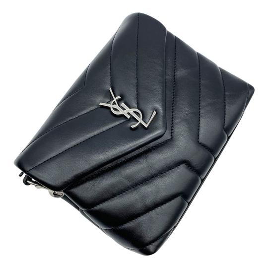 Saint Laurent Monogram Loulou Crossbody Toy Black Leather Shoulder Bag