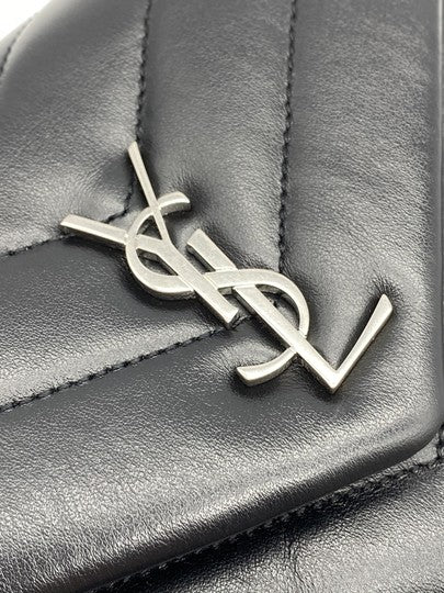 Saint Laurent Monogram Loulou Crossbody Toy Black Leather Shoulder Bag