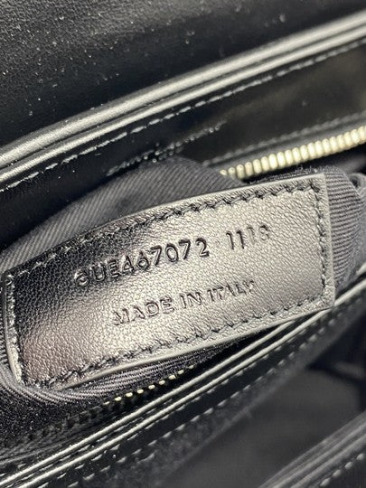 Saint Laurent Monogram Loulou Crossbody Toy Black Leather Shoulder Bag