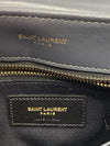 Saint Laurent Monogram Loulou Toy Monogram Dark Smog Grey Leather Shoulder Bag