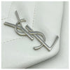 Saint Laurent Monogram Loulou Toy Monogram White Leather Cross Body Bag