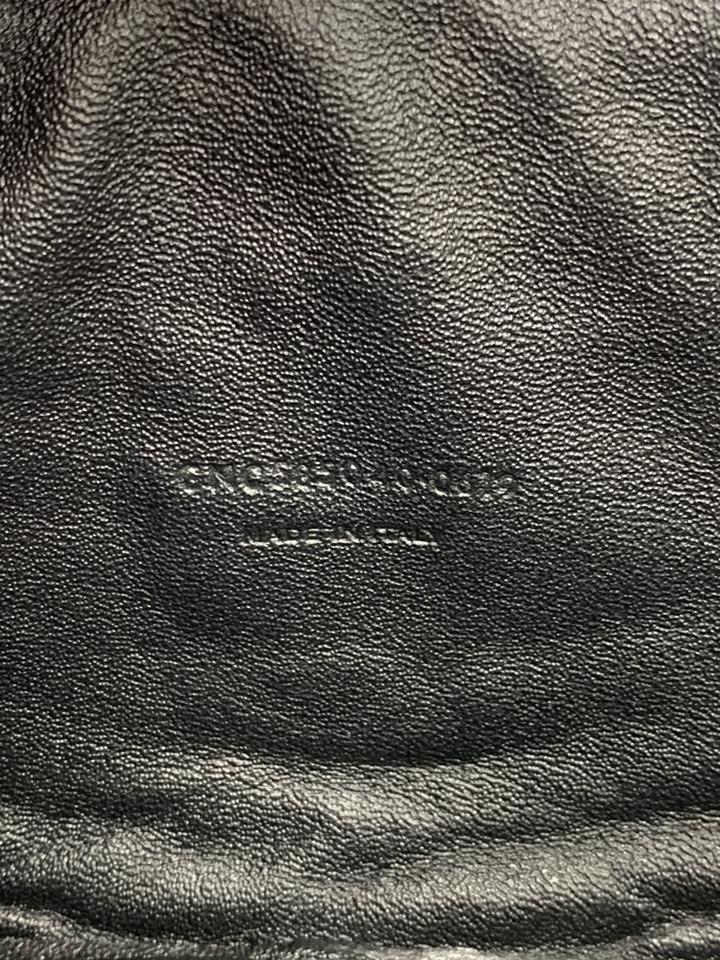 Saint Laurent Monogram Ysl Camera Black Leather Cross Body Bag