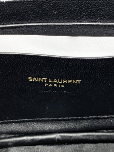 Saint Laurent Monogram Ysl Camera Black Leather Cross Body Bag